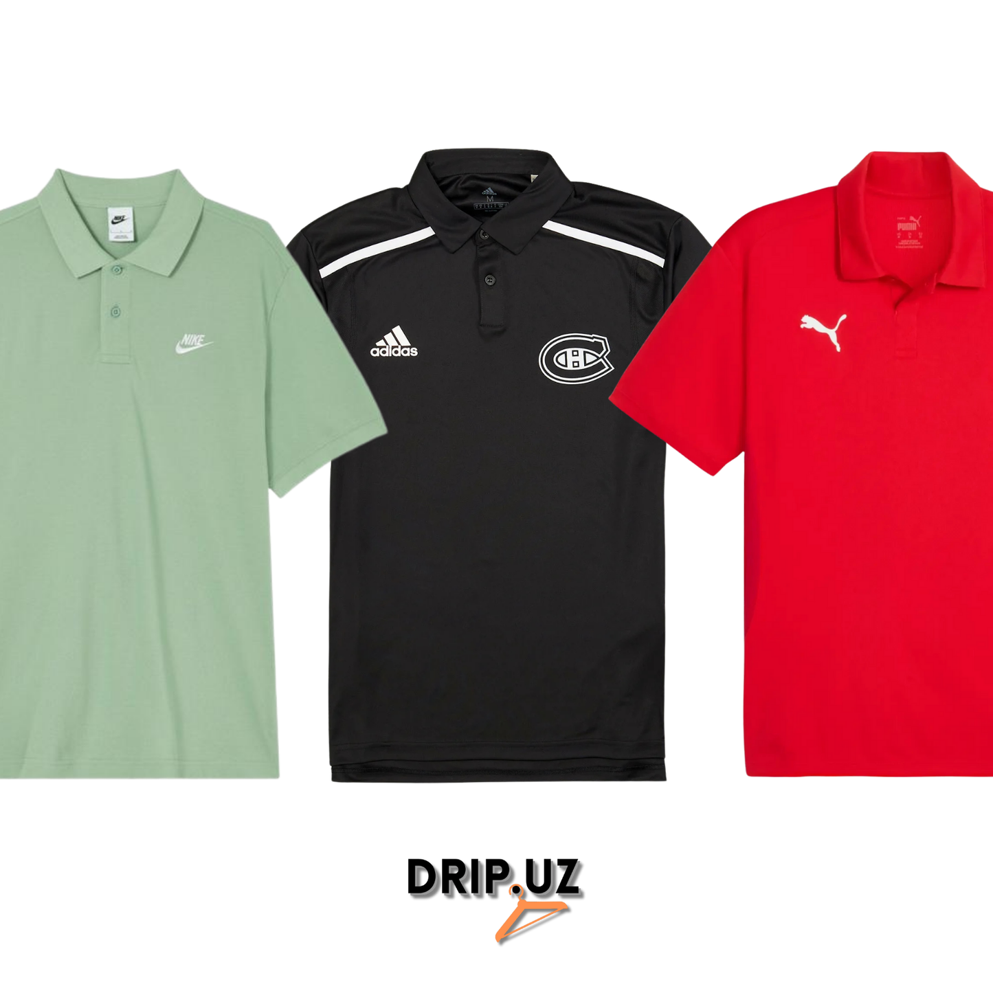 Sports Polo -Nike, Adidas, Puma, Reebok, Under Armour