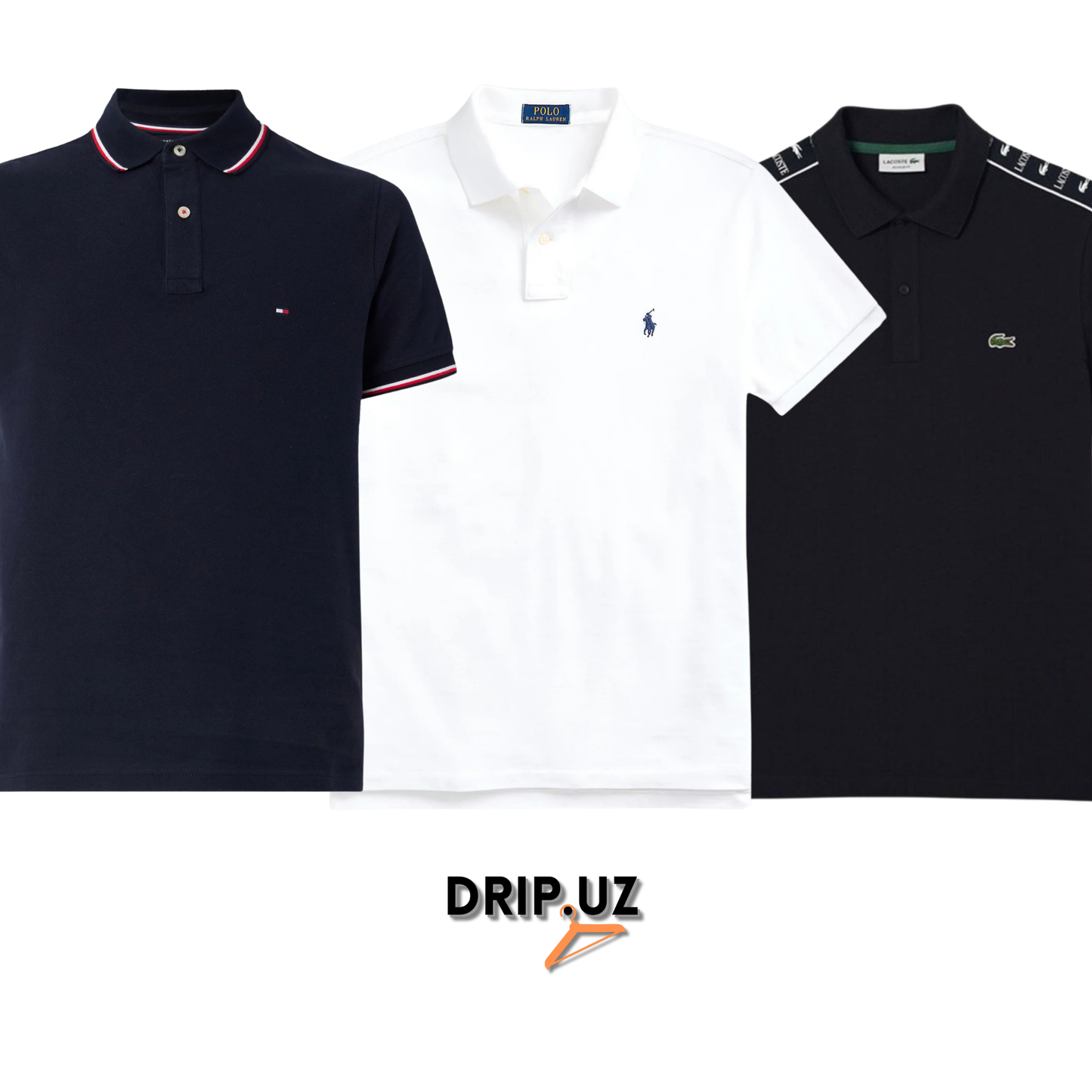 Top Brand Polo Shirts – Ralph Lauren, Tommy Hilfiger, Lacoste, Fred Perry