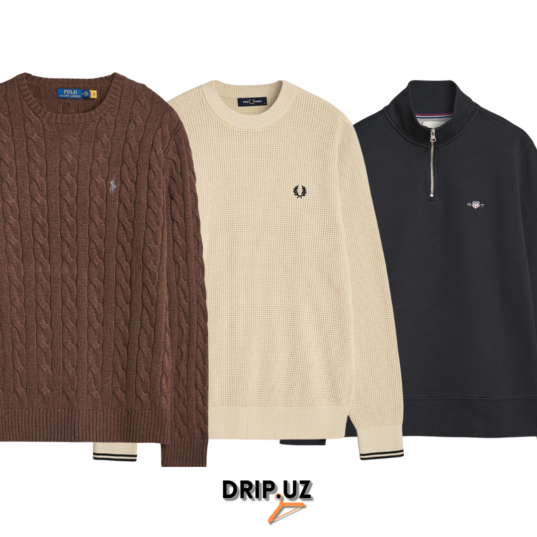 Top Brand Sweaters -Burberry, Ralph Lauren, Lacoste, Boss