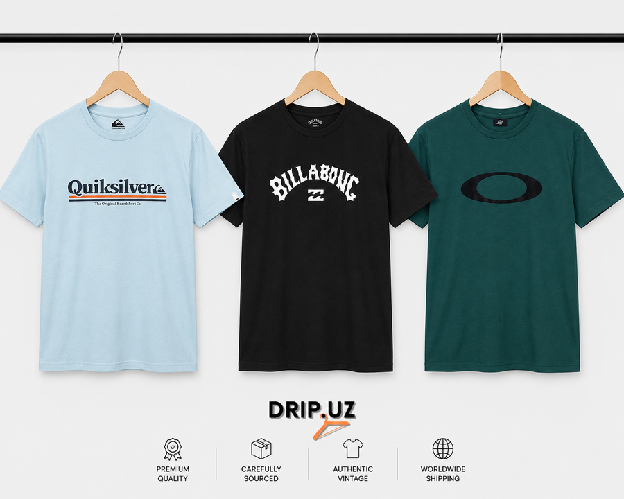T-Shirts -Oakley, Quicksilver, Billabong, Hurley
