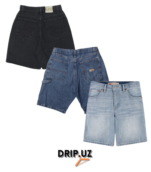 Men's Denim Shorts-LEE, LEVI'S, WRANGLER