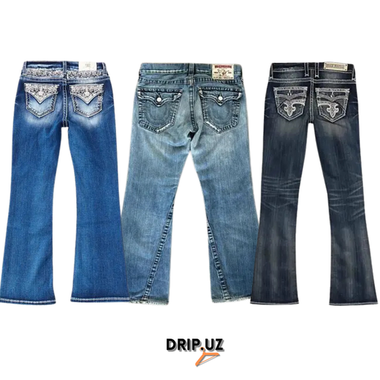 Y2K Jeans -Miss Me, True Religion, Rock Revival